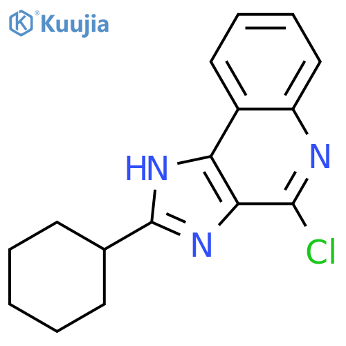 4-Chloro-2-Cyclohexyl-3H-Imidazo4,5-CQuinoline structure