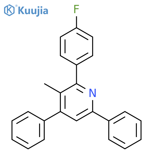 Pyridine, 2-(4-fluorophenyl)-3-methyl-4,6-diphenyl- structure