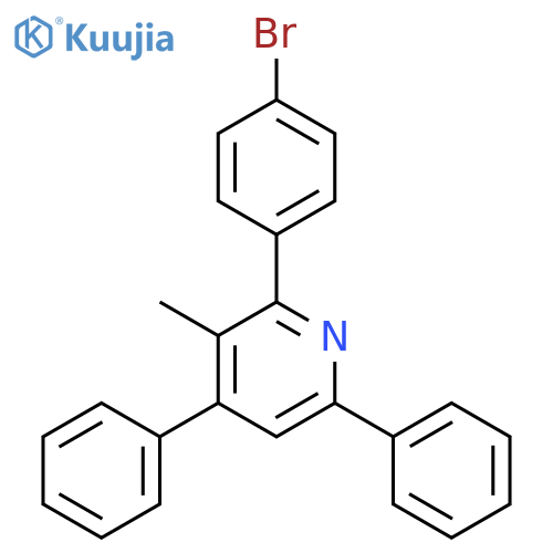 Pyridine, 2-(4-bromophenyl)-3-methyl-4,6-diphenyl- structure