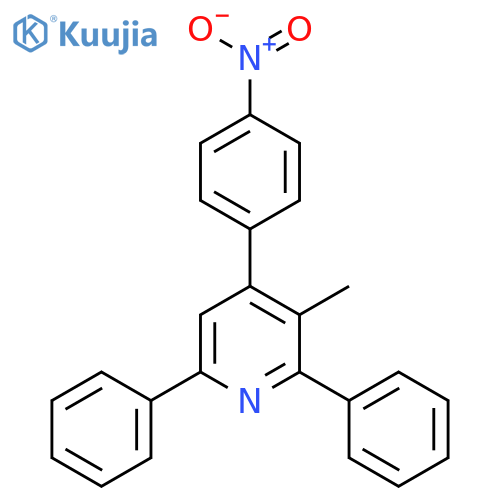 Pyridine, 3-methyl-4-(4-nitrophenyl)-2,6-diphenyl- structure