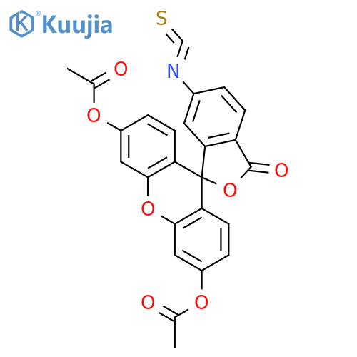 Fluorescein diacetate 6-isothiocyanate structure