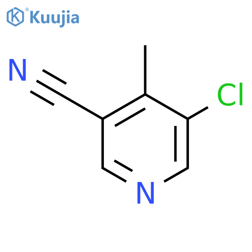 5-Chloro-4-methylnicotinonitrile structure
