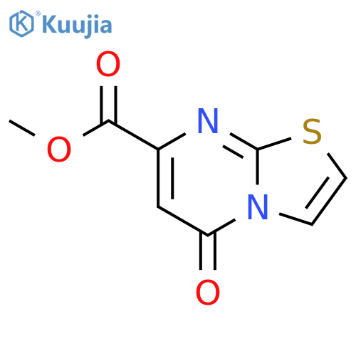 5-Oxo-5H-thiazolo[3,2-a]pyrimidine-7-carboxylic acid methyl ester structure