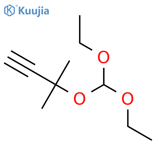 3-(diethoxymethoxy)-3-methylbut-1-yne structure