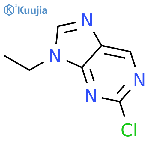 2-chloro-9-ethyl-9H-Purine structure