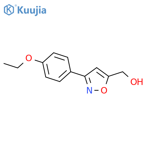 [3-(4-Ethoxy-phenyl)-isoxazol-5-yl]-methanol structure