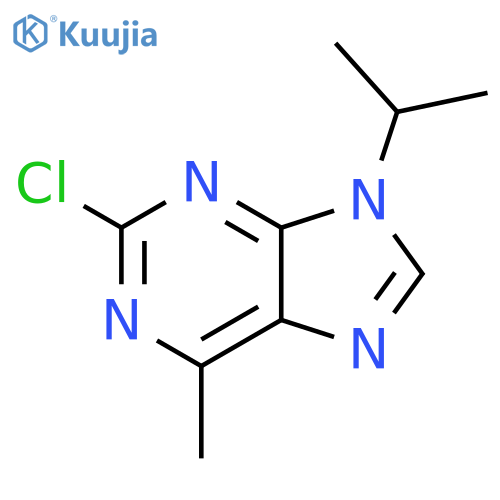 2-chloro-6-methyl-9-(propan-2-yl)-9H-purine structure