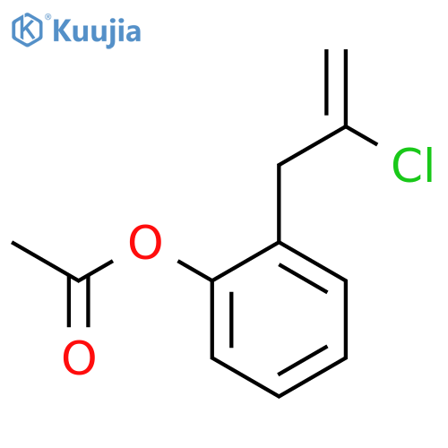 3-(2-ACETOXYPHENYL)-2-CHLORO-1-PROPENE structure