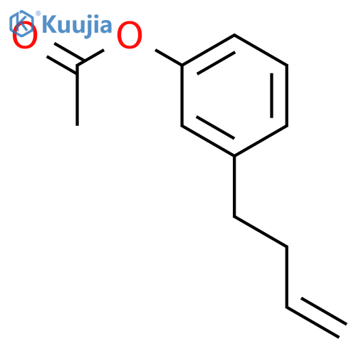 4-(3-Acetoxyphenyl)-1-butene structure