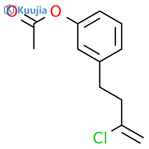 4-(3-Acetoxyphenyl)-2-chloro-1-butene structure