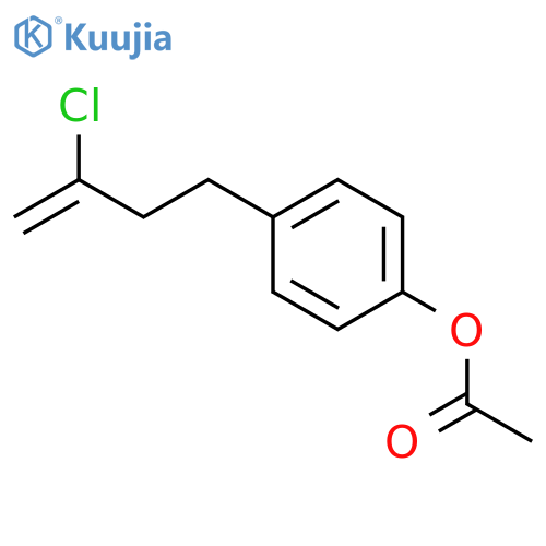 4-(4-Acetoxyphenyl)-2-chloro-1-butene structure