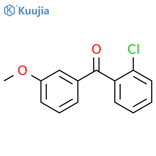 (2-Chlorophenyl)(3-methoxyphenyl)methanone structure