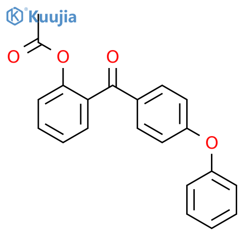 2-Acetoxy-4'-phenoxybenzophenone structure