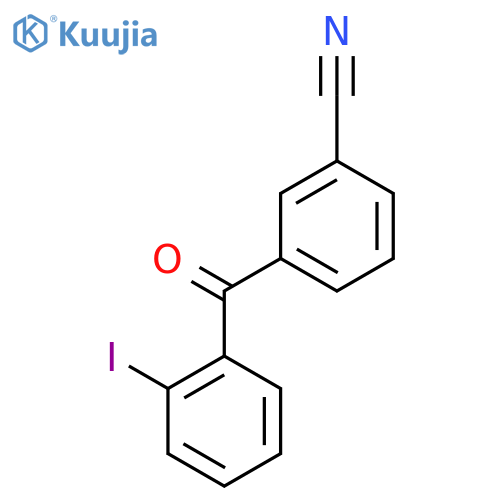 3-Cyano-2'-iodobenzophenone structure