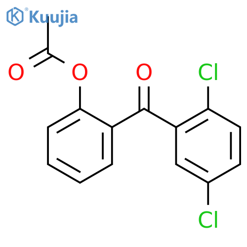 2-Acetoxy-2',5'-dichlorobenzophenone structure