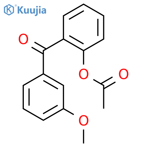 2-Acetoxy-3'-methoxybenzophenone structure