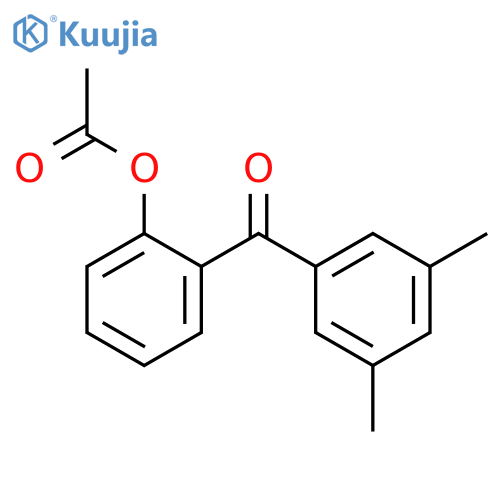 2-Acetoxy-3',5'-methylbenzophenone structure