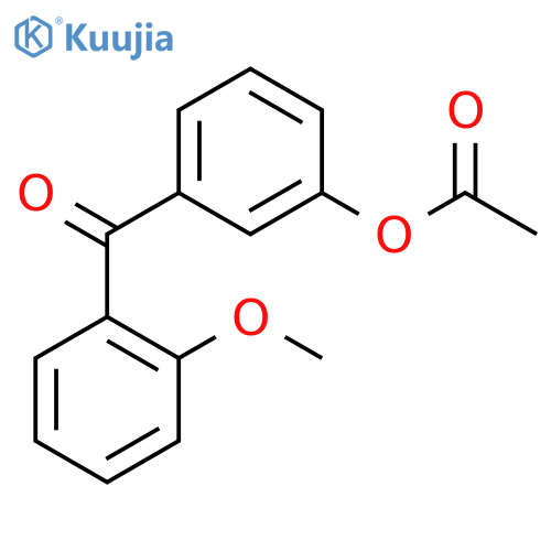 3-Acetoxy-2'-methoxybenzophenone structure