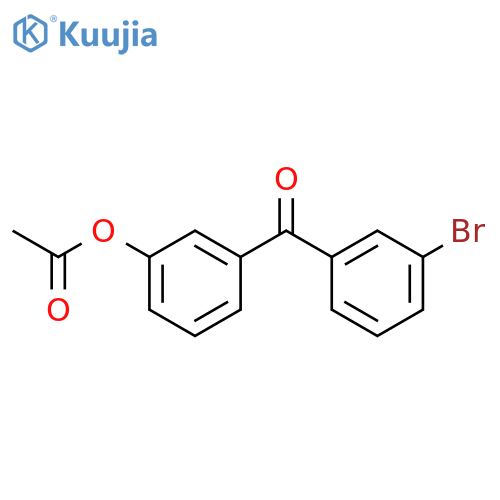 3-Acetoxy-3'-bromobenzophenone structure