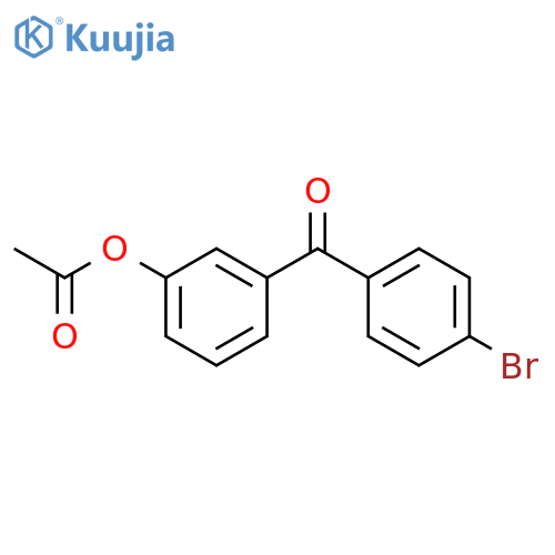 3-Acetoxy-4'-bromobenzophenone structure
