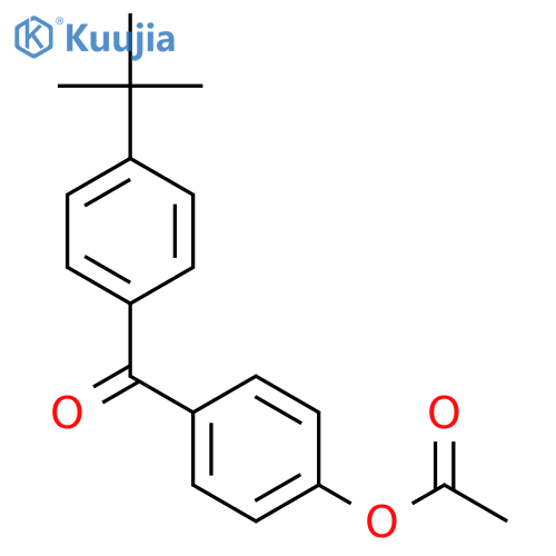 4-Acetoxy-4'-t-butylbenzophenone structure