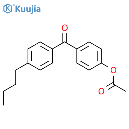 4-Acetoxy-4'-butylbenzophenone structure