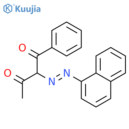 1,3-Butanedione, 2-(1-naphthalenylazo)-1-phenyl- structure