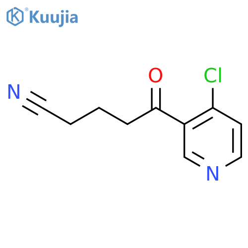 5-(4-Chloro-3-pyridyl)-5-oxovaleronitrile structure