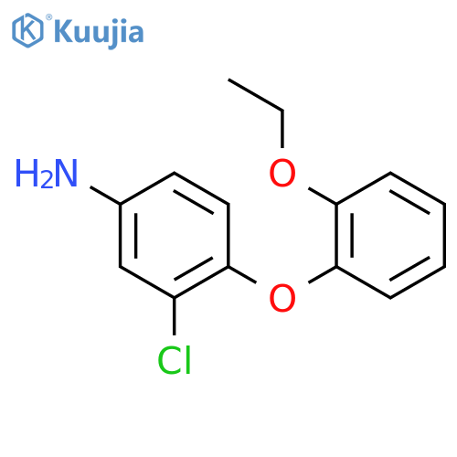 3-Chloro-4-(2-ethoxyphenoxy)aniline structure