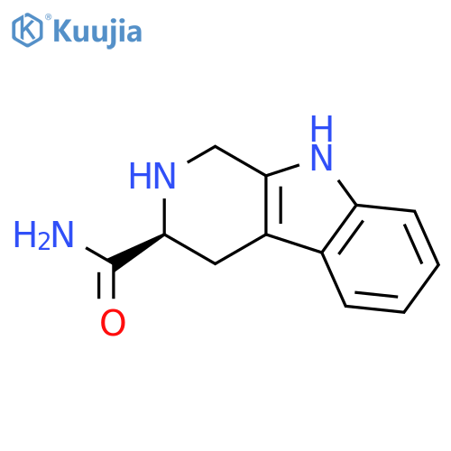 1H-Pyrido[3,4-b]indole-3-carboxamide, 2,3,4,9-tetrahydro-, (S)- structure