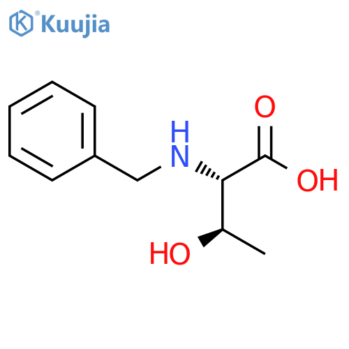 2-(benzylamino)-3-hydroxybutanoic acid structure
