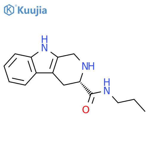 1H-Pyrido[3,4-b]indole-3-carboxamide, 2,3,4,9-tetrahydro-N-propyl-,(S)- structure