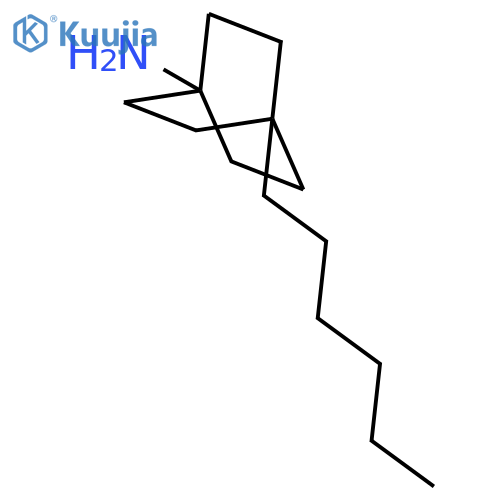Bicyclo[2.2.2]octan-1-amine, 4-hexyl- structure
