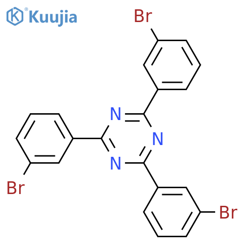 2,4,6-Tris(3-bromophenyl)-1,3,5-triazine structure