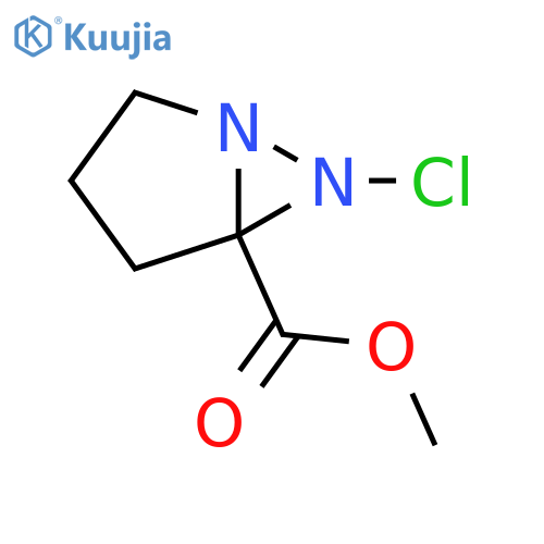 1,6-Diazabicyclo[3.1.0]hexane-5-carboxylic acid, 6-chloro-, methyl ester structure