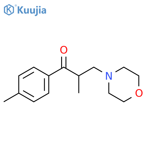 1-Propanone, 2-methyl-1-(4-methylphenyl)-3-(4-morpholinyl)- structure