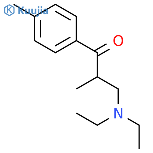 1-Propanone, 3-(diethylamino)-2-methyl-1-(4-methylphenyl)- structure