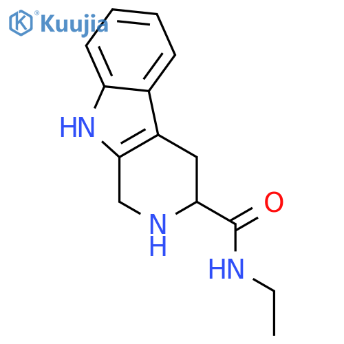 1H-Pyrido[3,4-b]indole-3-carboxamide, N-ethyl-2,3,4,9-tetrahydro-, (S)- structure