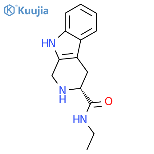 1H-Pyrido[3,4-b]indole-3-carboxamide, N-ethyl-2,3,4,9-tetrahydro-, (R)- structure