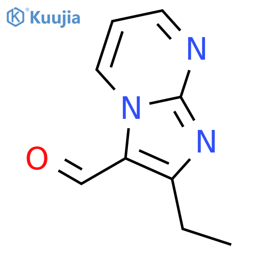 2-ethyl-Imidazo[1,2-a]pyrimidine-3-carboxaldehyde structure