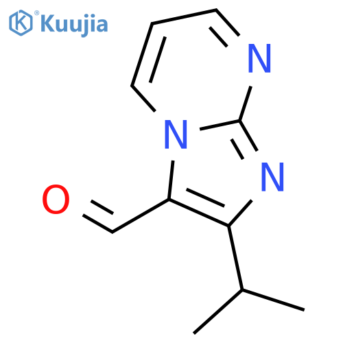 Imidazo[1,2-a]pyrimidine-3-carboxaldehyde, 2-(1-methylethyl)- structure