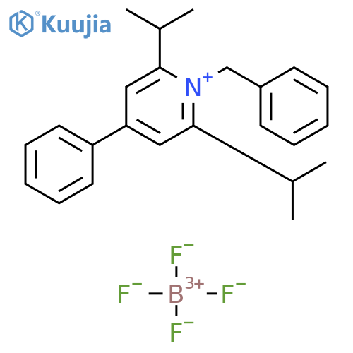 Pyridinium, 2,6-bis(1-methylethyl)-4-phenyl-1-(phenylmethyl)-, tetrafluoroborate(1-) (1:1) structure