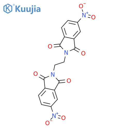 1H-Isoindole-1,3(2H)-dione, 2,2'-(1,2-ethanediyl)bis[5-nitro- structure