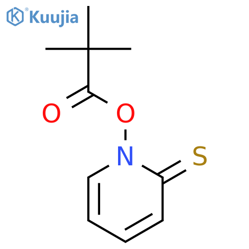 2(1H)-Pyridinethione, 1-(2,2-dimethyl-1-oxopropoxy)- structure