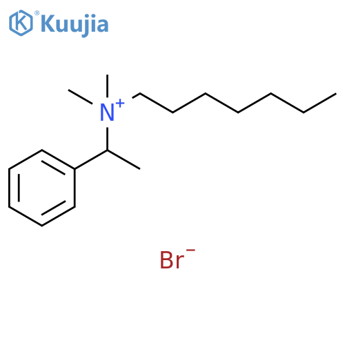 Benzenemethanaminium, N-heptyl-N,N,α-trimethyl-, bromide (9CI) structure