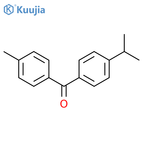 Methanone, [4-(1-methylethyl)phenyl](4-methylphenyl)- structure