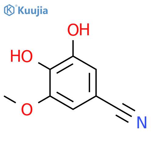 Benzonitrile, 3,4-dihydroxy-5-methoxy- structure