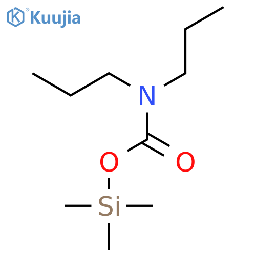 Carbamic acid, dipropyl-, trimethylsilyl ester structure