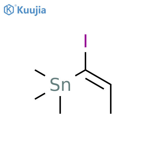 Stannane, (1-iodo-1-propenyl)trimethyl-, (E)- (9CI) structure