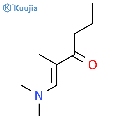 1-Hexen-3-one, 1-(dimethylamino)-2-methyl-, (E)- structure